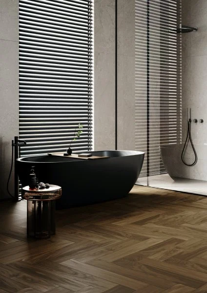 Паркетная доска Quartz Parquet Английская Ёлка Орех Американский 33-400-29 в Барнауле