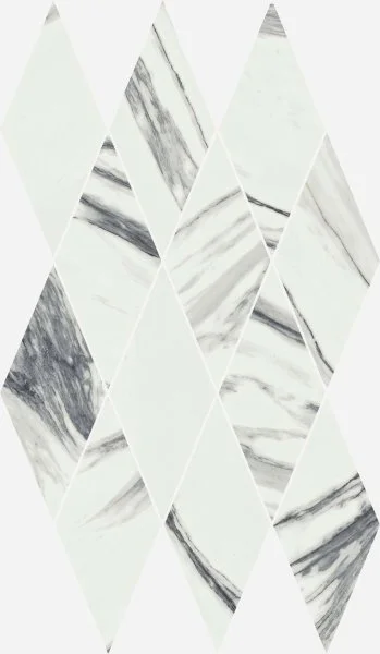 Керамогранит Italon Шарм Делюкс Статуарио Фантастико 28х48 мозаика Даймонд (Люкс) в Барнауле