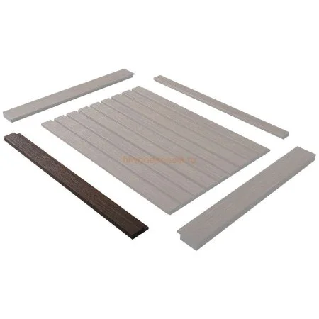 Финишный молдинг LF124A BR396 правый декорированный (42х12х2700мм) в Барнауле