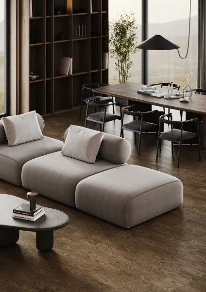 Паркетная доска Quartz Parquet Штучный паркет Дуб Брауни 44-413 в Барнауле