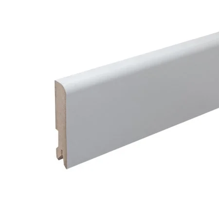 Плинтус MDF Bonkeel 24116 Белый (80х16х2400 мм) в Барнауле