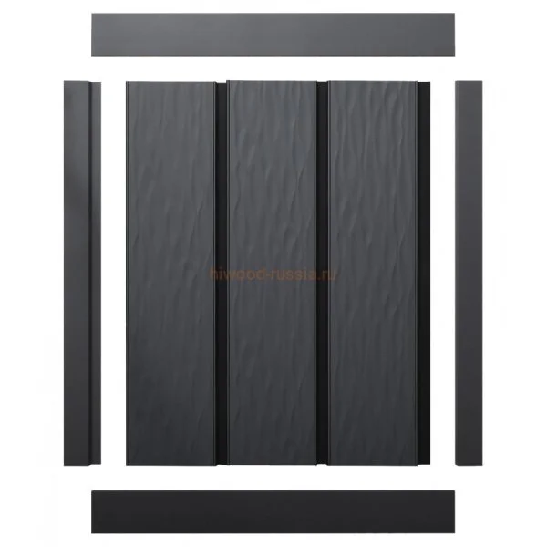 Финишный молдинг LF124A GR15K правый декорированный (42х12х2700мм) в Барнауле