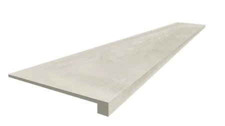 Керамогранит Coliseum Экспо Уайт Ступень фронтальная (Натуральный, 33х60) в Барнауле