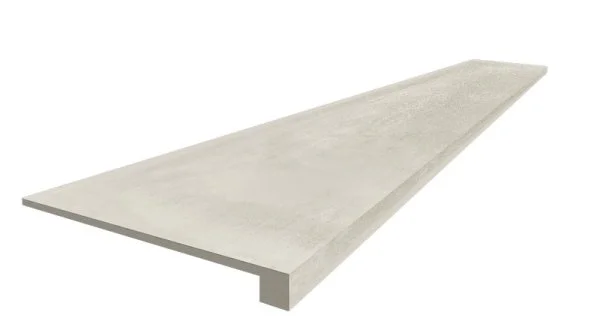 Керамогранит Coliseum Экспо Уайт Ступень фронтальная (Натуральный, 33х60) в Барнауле