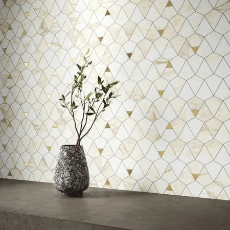 Керамогранит Italon Этернум Каррара Мозаика Вертекс 25.8х30 (Натуральная) в Барнауле