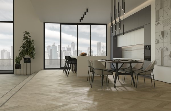 Паркетная доска Quartz Parquet Английская Ёлка Дуб Лимба 33-405 в #REGION_NAME_DECLINE_PP#