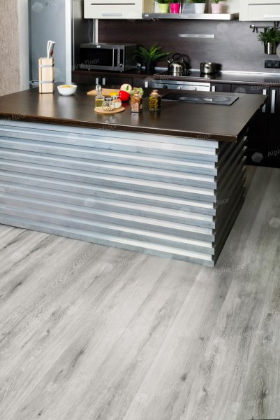 Каменно-полимерная плитка Alpine Floor Classic Light Ясень Серый ECO 134-55 MC 3.5мм, 34 класс в #REGION_NAME_DECLINE_PP#