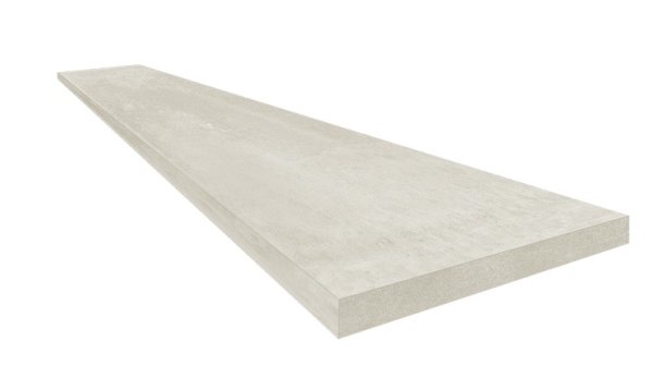 Керамогранит Coliseum Экспо Уайт Ступень угловая правая (Натуральный, 33х60) в #REGION_NAME_DECLINE_PP#