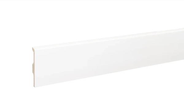 Плинтус дюрополимерный Bonkeel 01 Белый (80х14х2000 мм) в #REGION_NAME_DECLINE_PP#