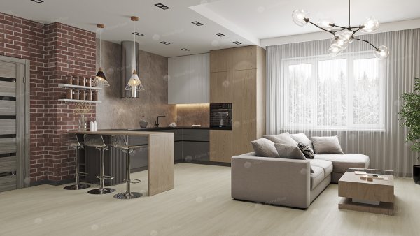 Каменно-полимерная плитка Alpine Floor Solo Plus Ленто ЕСО 14-501, 4 мм, 43 класс в #REGION_NAME_DECLINE_PP#